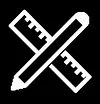 Ruler and Pencil Icon